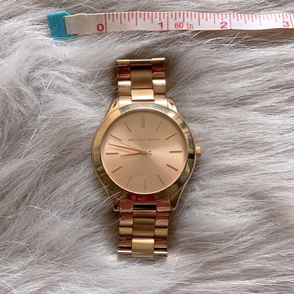 Michael Kors Slim Runway Watch in Rose Gold - Picture 9 of 9